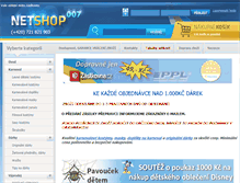 Tablet Screenshot of netshop007.cz